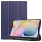  Samsung Galaxy Tab S7 / Tab S8 Fodral Tri-Fold Pennhållare Blå