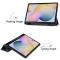  Samsung Galaxy Tab S7 / Tab S8 Fodral Tri-Fold Pennhållare Blå