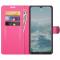  Nokia G10 / G20 Fodral Litchi Läder Rosa