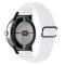  Google Pixel Watch / Watch 2 Justerbart Nylon Armband Vit