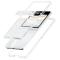  Samsung Galaxy Z Flip 8 Skal Glitter TPU Vit