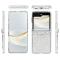  Samsung Galaxy Z Flip 8 Skal Glitter TPU Vit