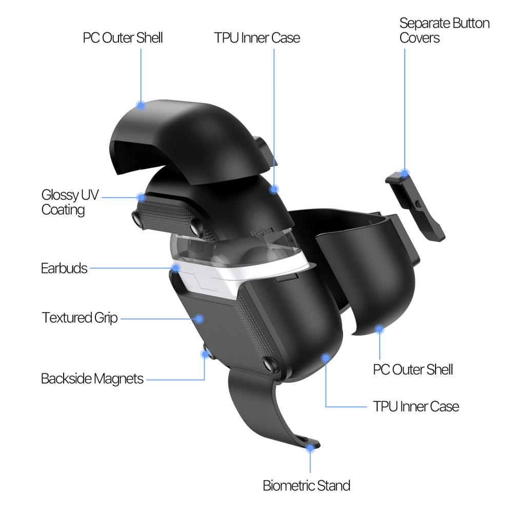DUX DUCIS DUX DUCIS Galaxy Buds 3 / 3 Pro / 3 FE Skal Secq Series Vit
