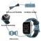ColorPop Sportarmband Dual-Color Apple Watch 42/44/45/46/49 mm (M/L) Blå/Svart