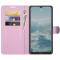 Nokia G10 / G20 Fodral Litchi Läder Ljus Rosa