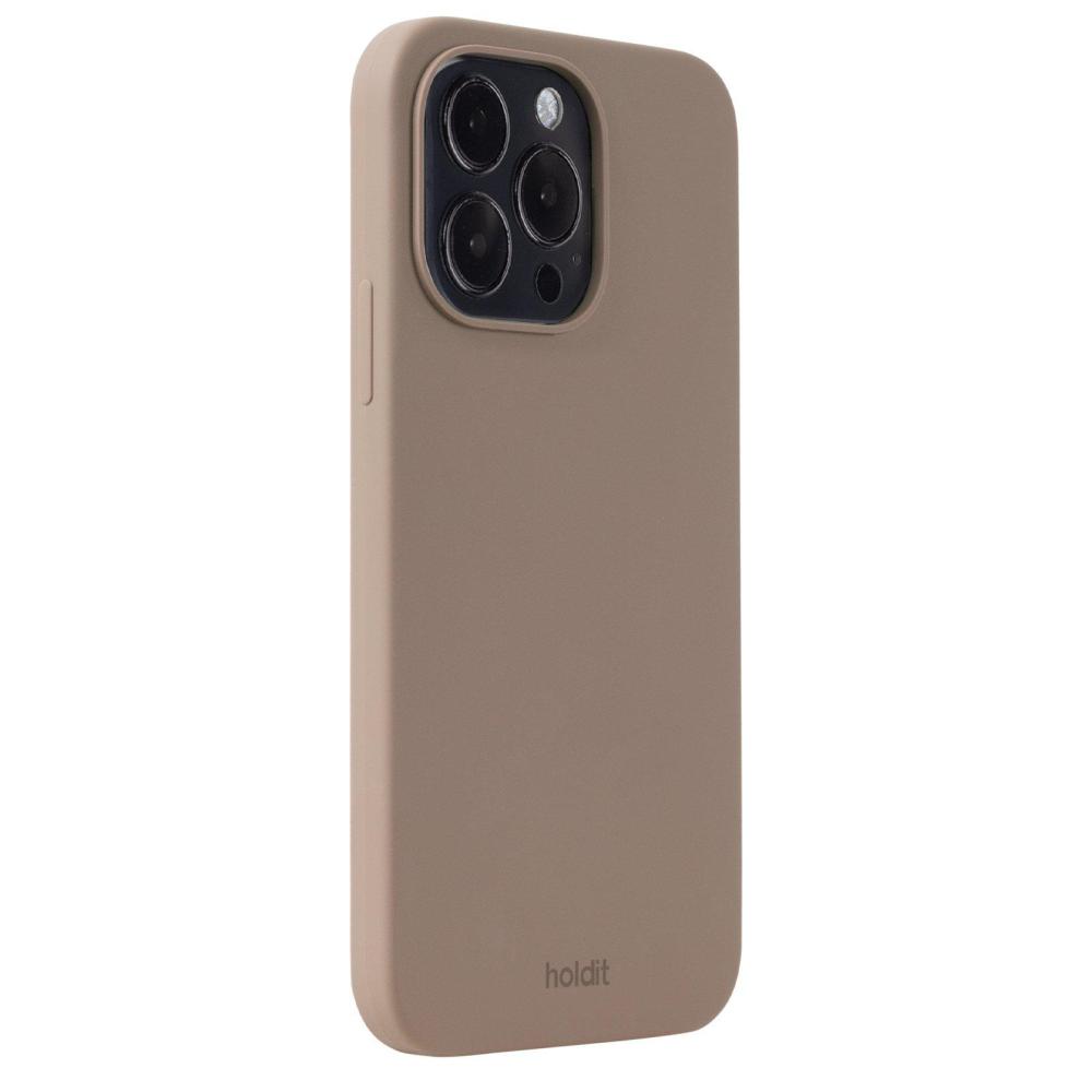 holdit holdit iPhone 15 Pro Max Mobilskal Silikon Mocha Brown