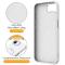  iPhone 17e / 16e Skal MagSafe Kickstand Hybrid Vit