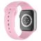 ColorPop Apple Watch 38/40/41/42 mm Silikon Armband (M/L) Ljus Rosa