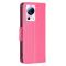  Xiaomi 13 Lite 5G Fodral Med Fjäril Tryck Rosa