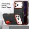  iPhone 17 Pro Max Skal Extreme Shockproof Hybrid Svart / Orange