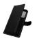  Samsung Galaxy A72 - Litchi Läder Fodral - Svart