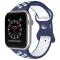 ColorPop Sportarmband Dual-Color Apple Watch 42/44/45/46/49 mm (M/L) Blå/Vit
