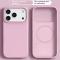  iPhone 17 Pro Skal MagSafe Liquid Silikon Rosa