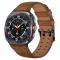  Samsung Galaxy Watch 8 46/44/40 mm Armband Äkta Läder Brun