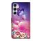  Galaxy A36 5G/A56 5G Fodral Med Tryck Blommor/Fjärilar