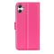  Samsung Galaxy A07 Fodral Litchi Läder Rosa