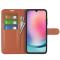  Samsung Galaxy A16 Fodral Litchi Läder Brun