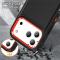  iPhone 17 Pro Max Skal Extreme Shockproof Hybrid Svart / Orange