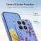  Xiaomi 17 Skal TPU Blommor Blåregn