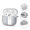 Tech-Protect Tech-Protect AirPods 4 Skal Silikon Hook Crayon Grey