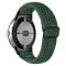  Google Pixel Watch / Watch 2 Justerbart Nylon Armband Grön