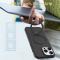  iPhone 16 Pro Skal MagSafe Kickstand Hybrid Svart