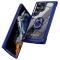  Galaxy S24 Ultra Skal Shockproof Ring Hybrid Blå