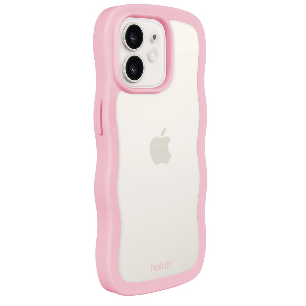 holdit holdit iPhone 12/12 Pro Skal Wavy Pink Transparent