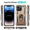  iPhone 15 Pro Max Skal Shockproof Armor Ring Guld