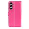  Samsung Galaxy A05s 4G Fodral Litchi Läder Rosa