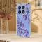  Xiaomi 17 Skal TPU Blommor Blåregn