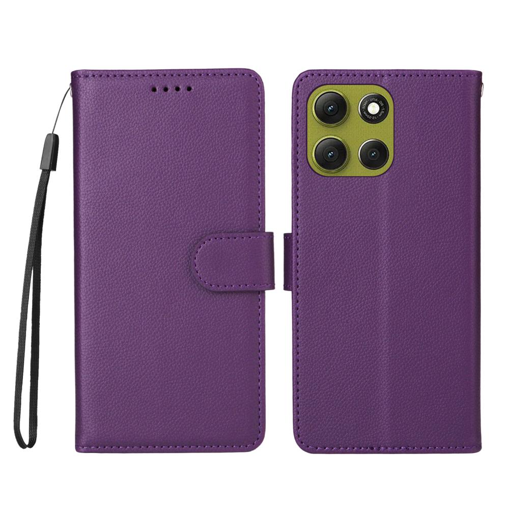  Motorola Moto G86 Power / G86 5G Fodral Läder Lila