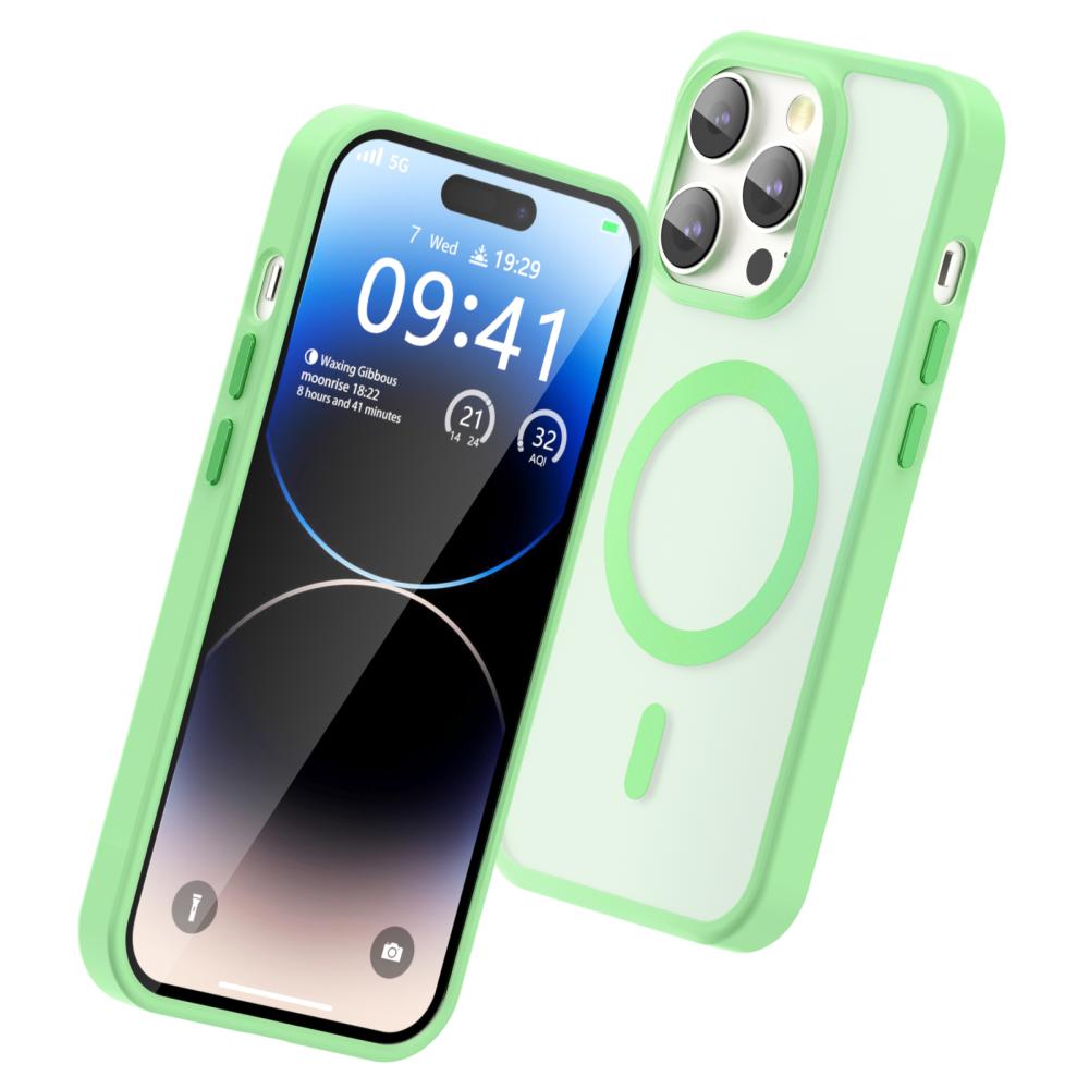 ColorPop ColorPop iPhone 14 Pro Skal CH MagSafe Matt Ljus Grön