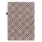  iPad 10.2 2019/2020/2021 Fodral Vävd Textur Brun