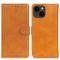  iPhone 15 Plus Fodral Solid Läder Brun