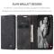 CASEME CASEME Galaxy A55 5G Fodral Flip Retro Läder Svart