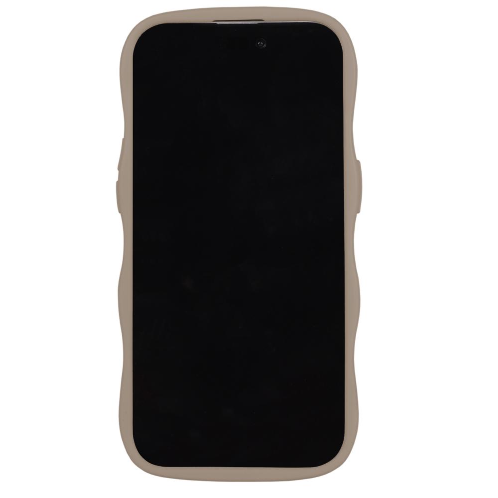 holdit holdit iPhone 15/14/13 Skal Wavy Mocha Brown Transparent