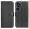  Samsung Galaxy A17 Fodral Litchi Läder Svart