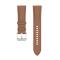  Äkta Läder Armband Smartwatch (22 mm) Brun
