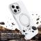  iPhone 16 Pro Skal MagSafe Kickstand Hybrid Vit
