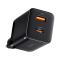 BASEUS Baseus 30W Super Pro USB-C / USB-A PD QC Väggladdare Svart