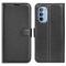  Motorola Moto G31 / G41 Fodral Litchi Textur Svart