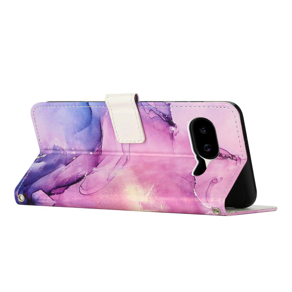  Google Pixel 10a Fodral Marmor Lila