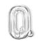  Bokstavsballong Q 40 cm Silver