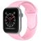 ColorPop Apple Watch 42/44/45/46/49 mm Silikon Armband (S/M) Ljus Rosa