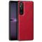  Sony Xperia 1 V Skal Retro Läder Röd