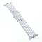  Ihåligt Silikon Armband Apple Watch 42/44/45/46/49 mm Grå/Vit
