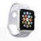  Ihåligt Silikon Armband Apple Watch 42/44/45/46/49 mm Grå/Vit