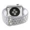  Ihåligt Silikon Armband Apple Watch 42/44/45/46/49 mm Grå/Vit