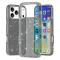  iPhone 17 Pro Skal Hybrid Glitter Svart